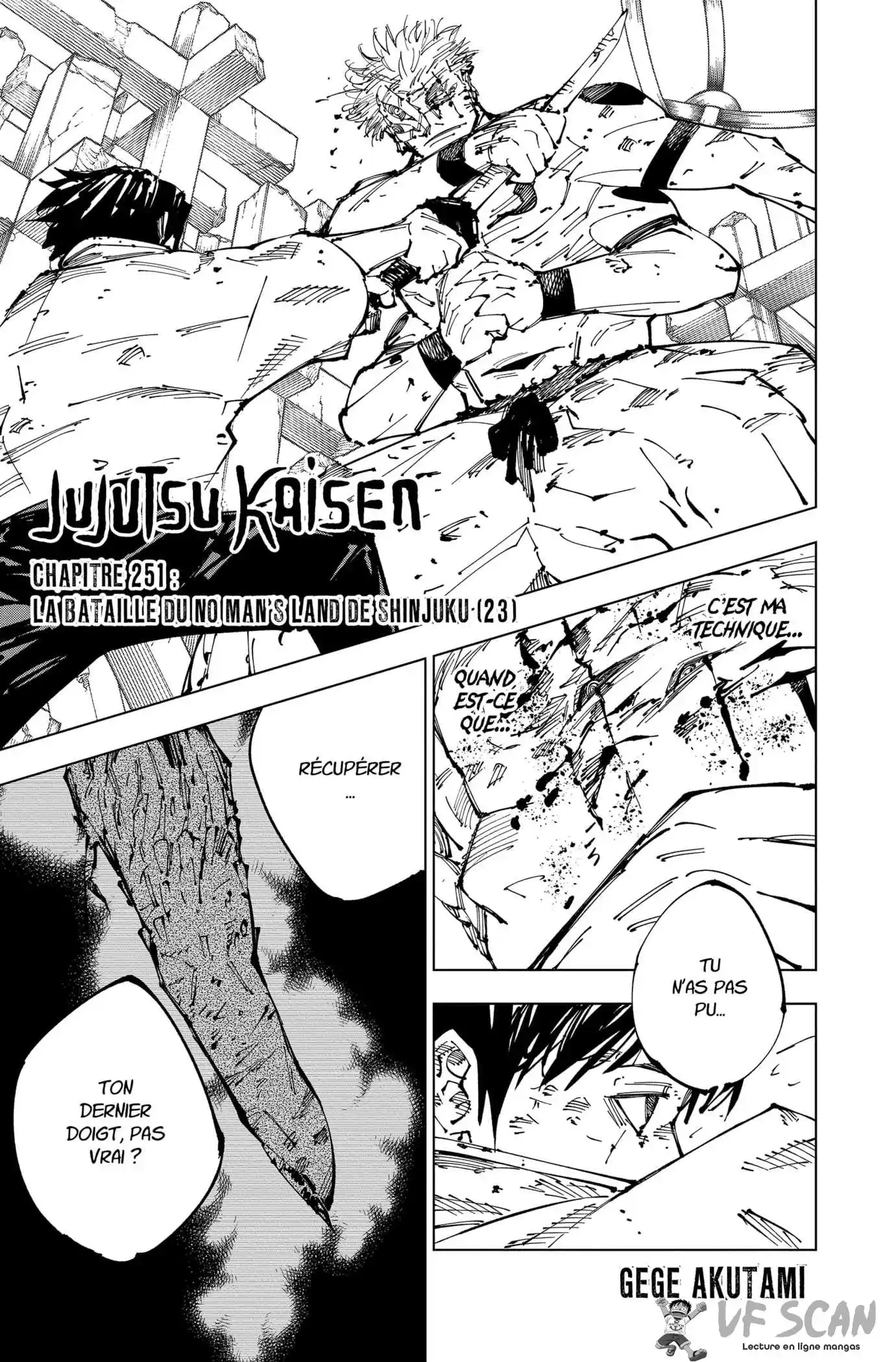 Jujutsu Kaisen 251 page 1