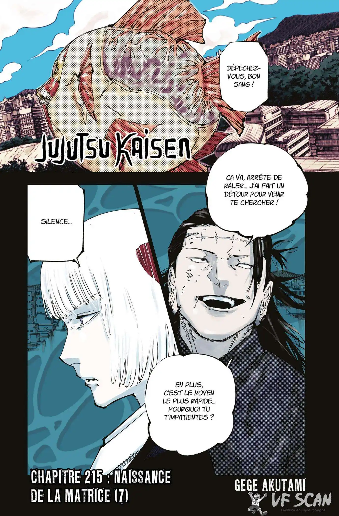 Jujutsu Kaisen 215 page 1