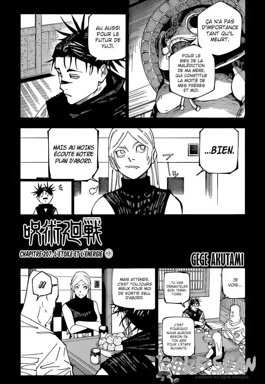 Jujutsu Kaisen 207 page 1