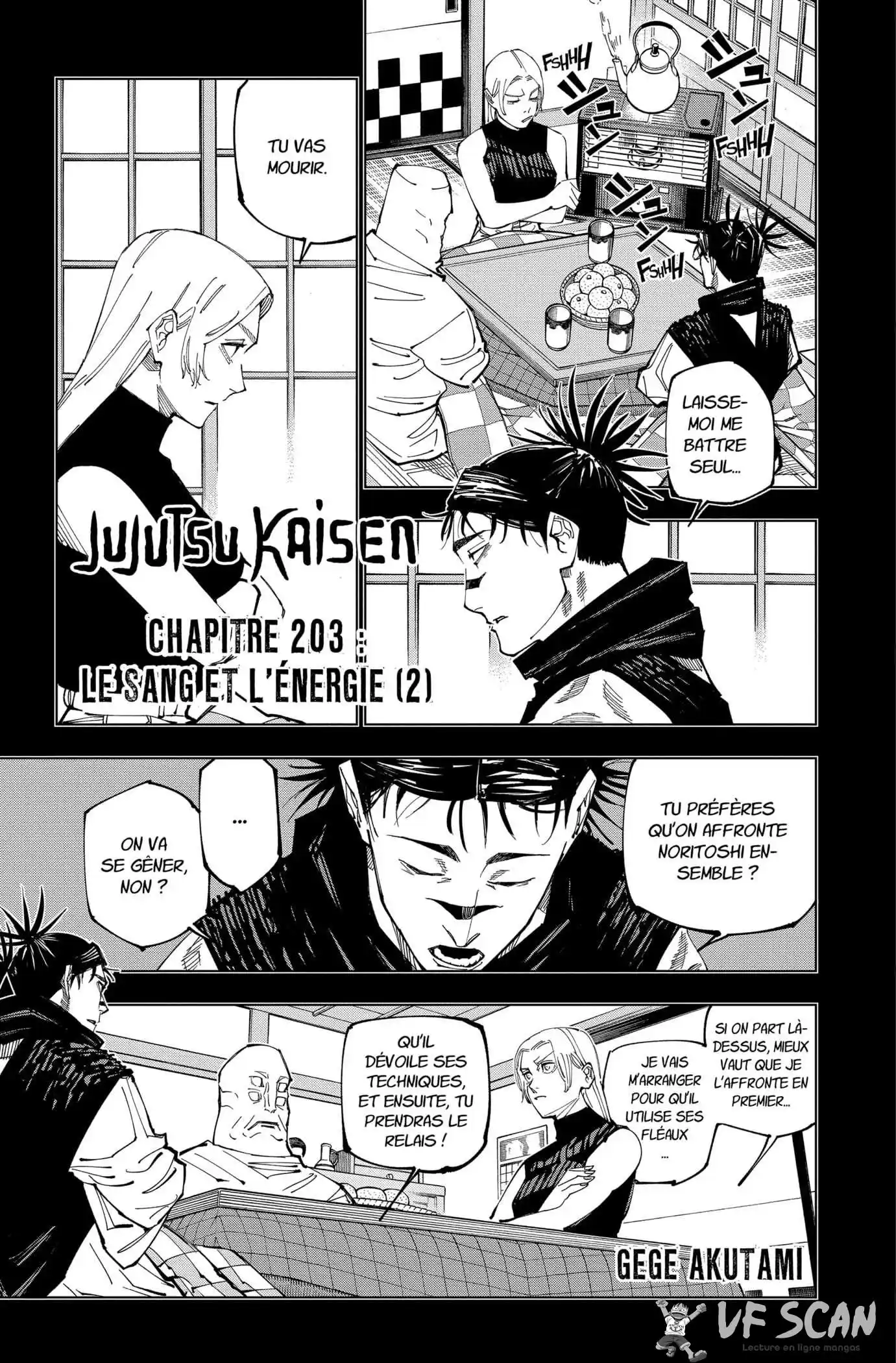 Jujutsu Kaisen 203 page 1