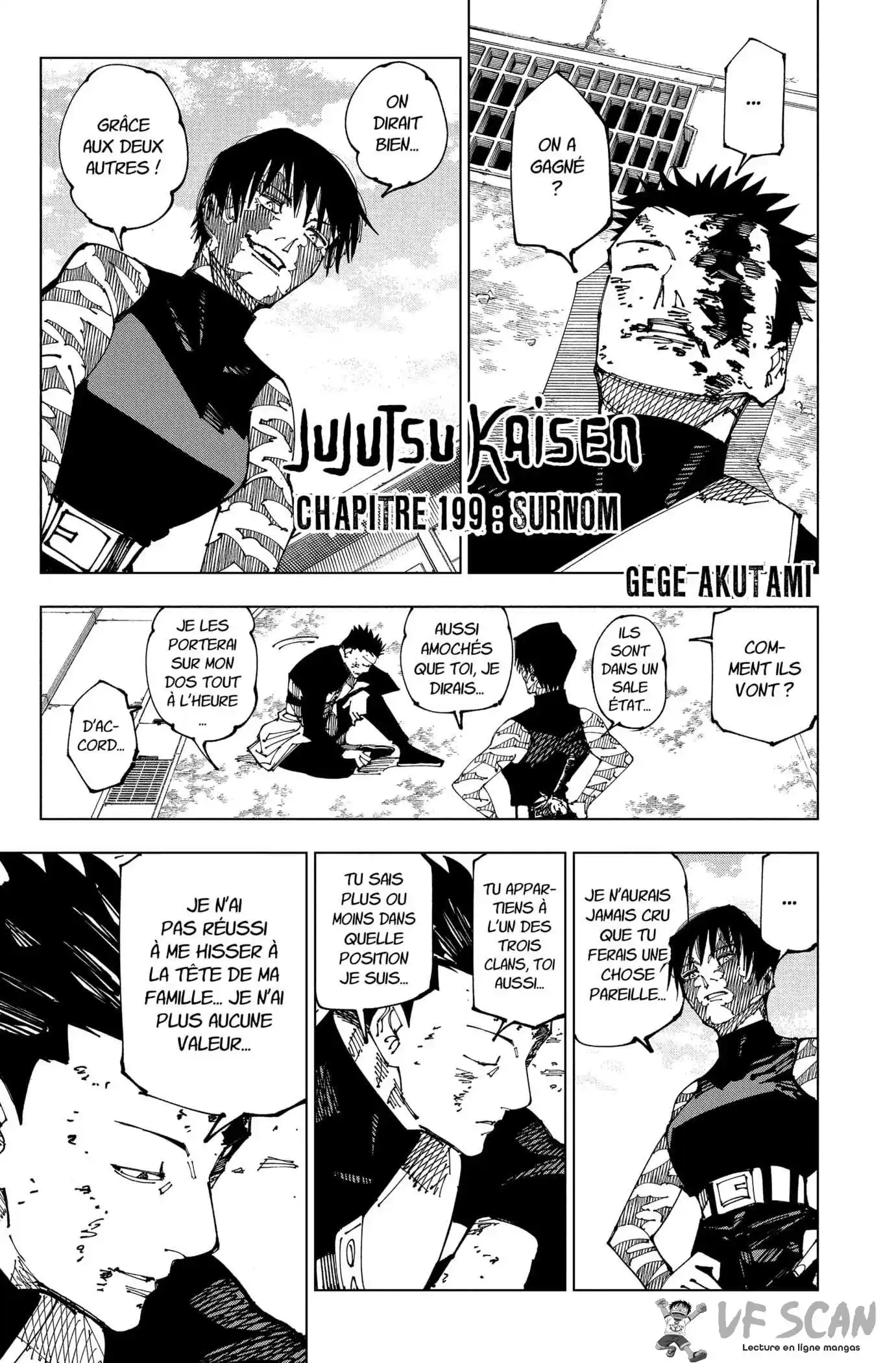 Jujutsu Kaisen 199 page 1