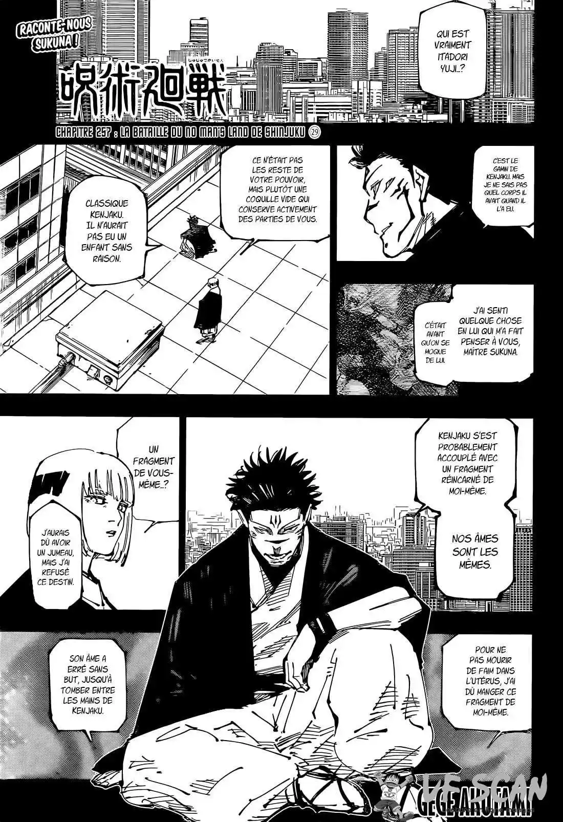 Jujutsu Kaisen 257 page 1