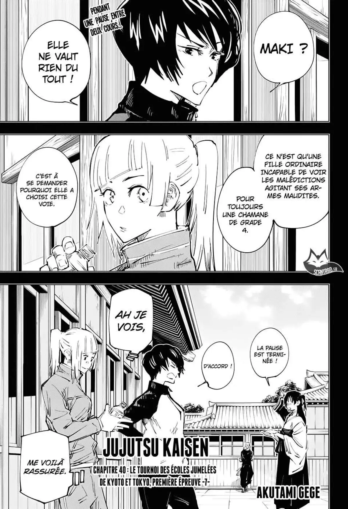 Jujutsu Kaisen 40 page 1
