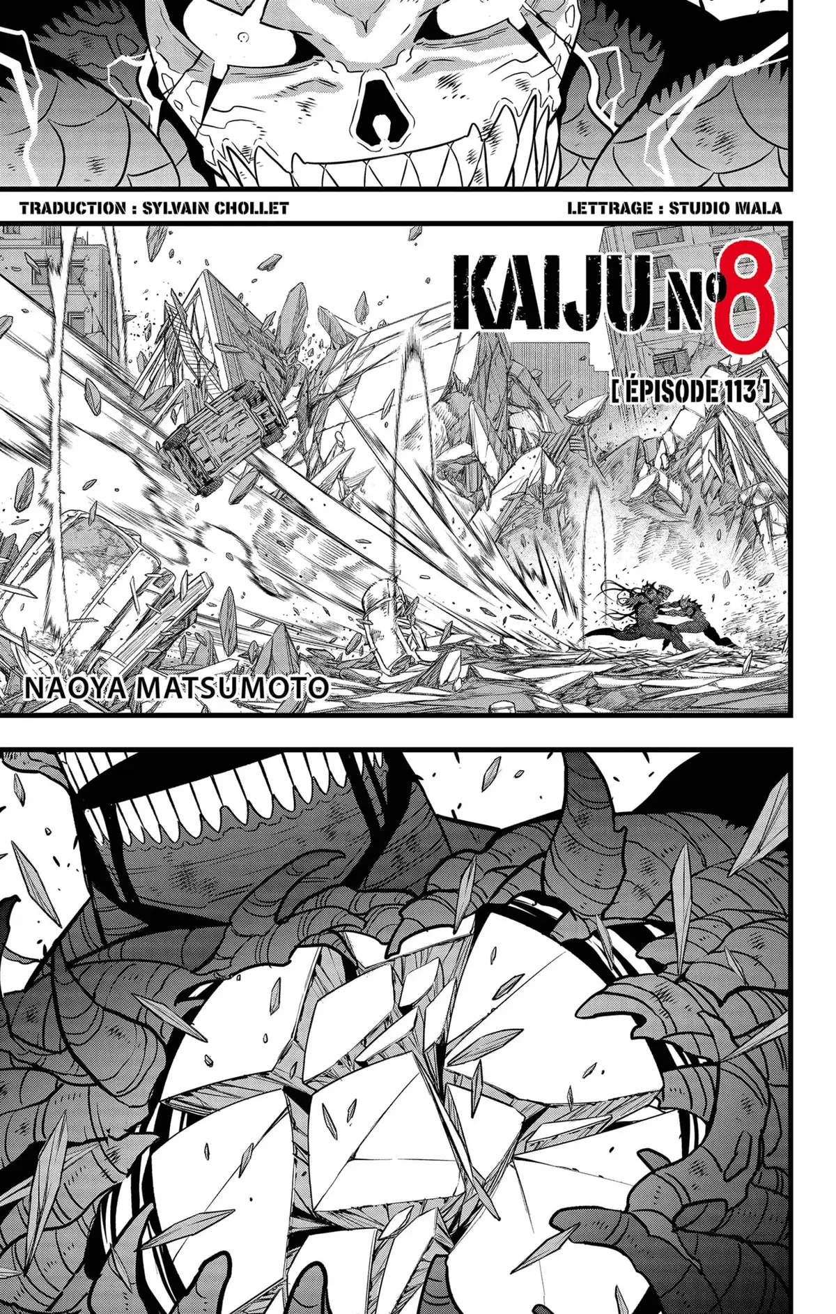 Kaijuu 8-gou 113 page 1