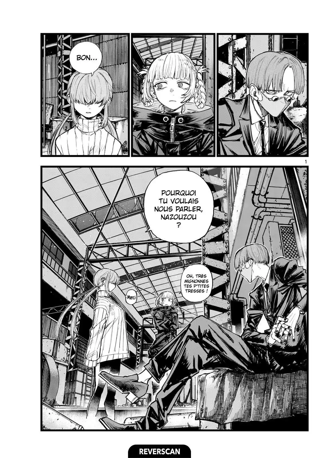 Yofukashi no Uta 177 page 1