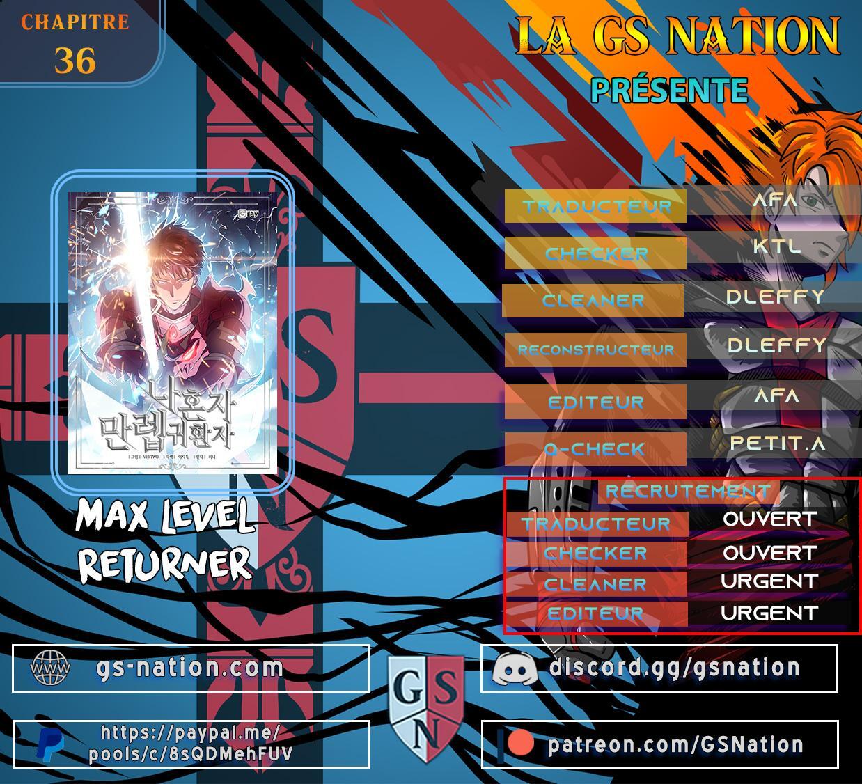 The Max Level Returner 36 page 1
