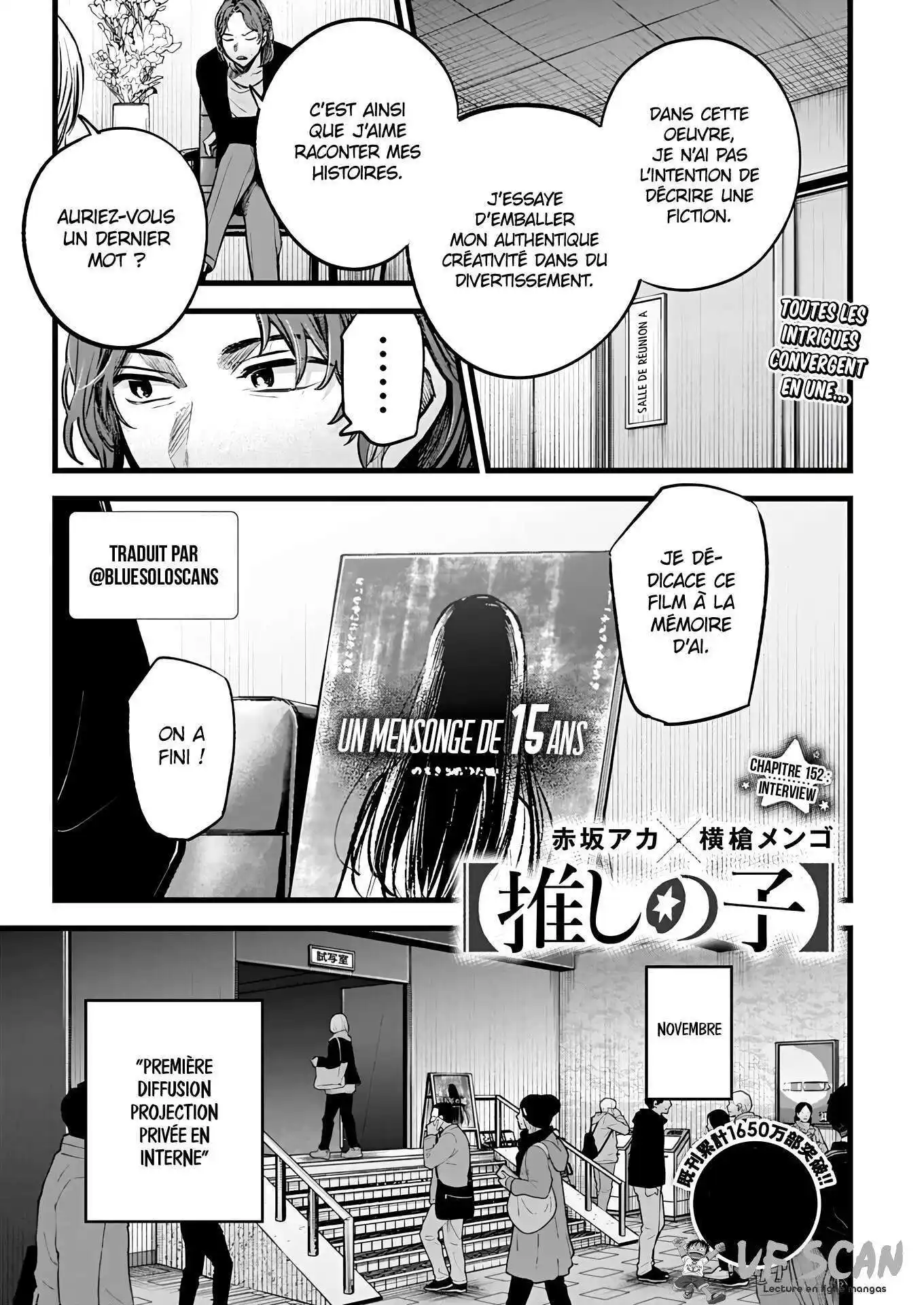 Oshi no Ko 152 page 1