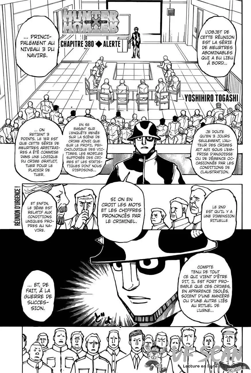HUNTER × HUNTER 380 page 1