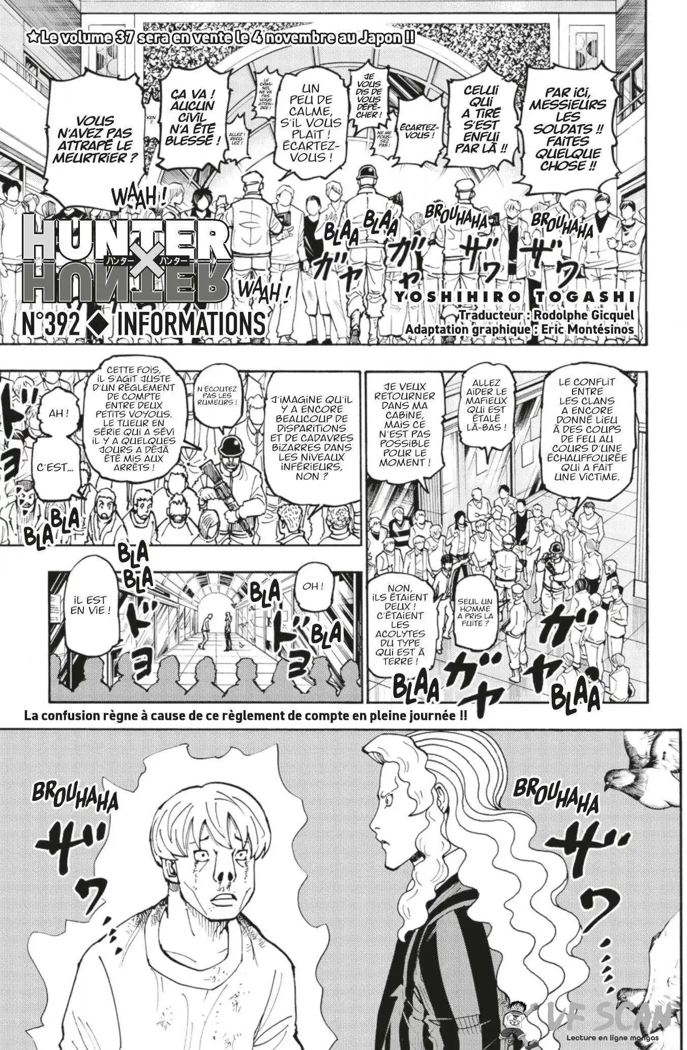 HUNTER × HUNTER 392 page 1