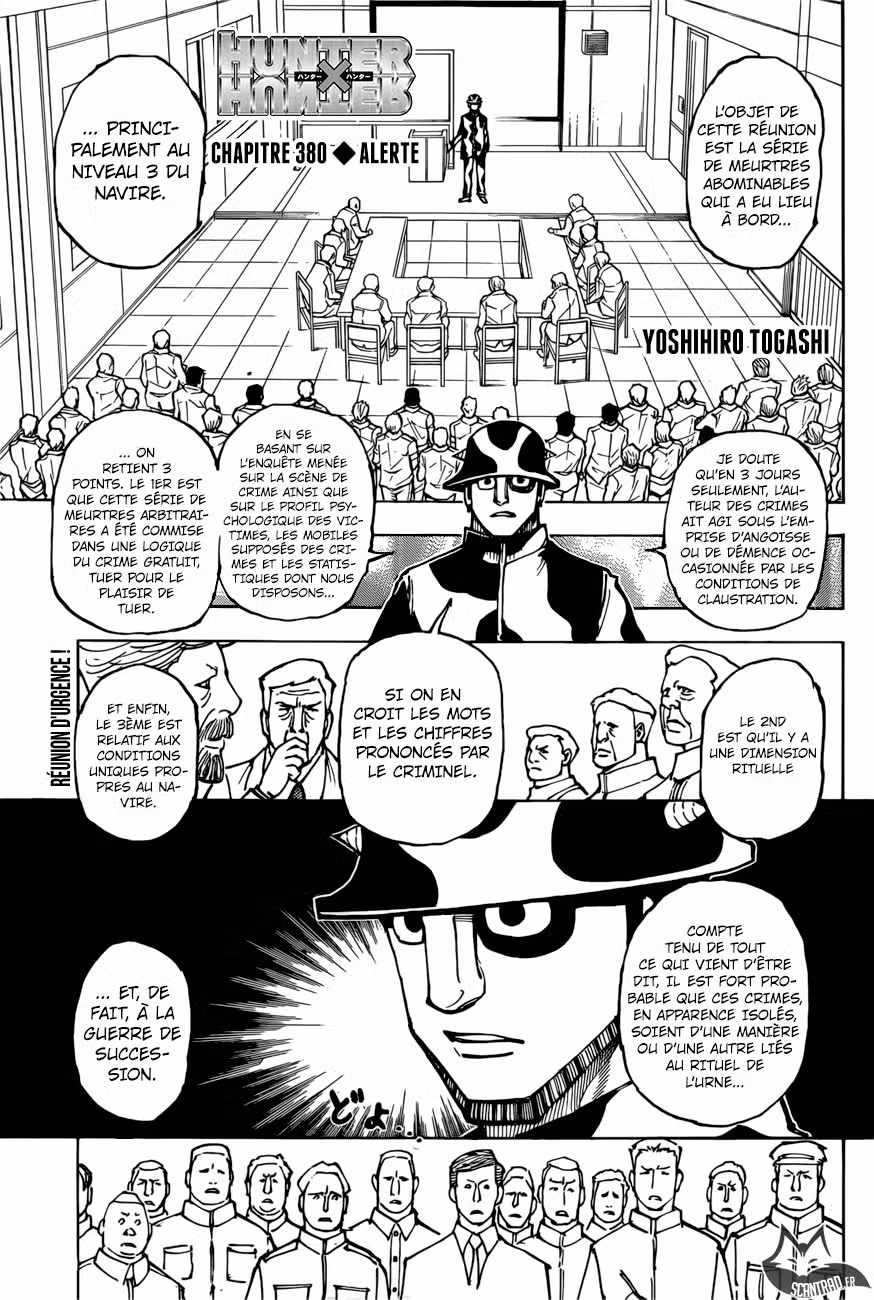 HUNTER × HUNTER 380 page 1