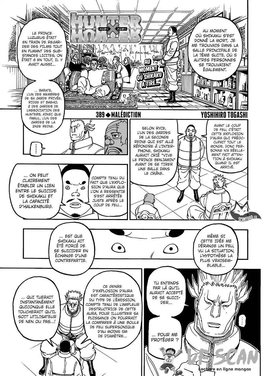 HUNTER × HUNTER 389 page 1