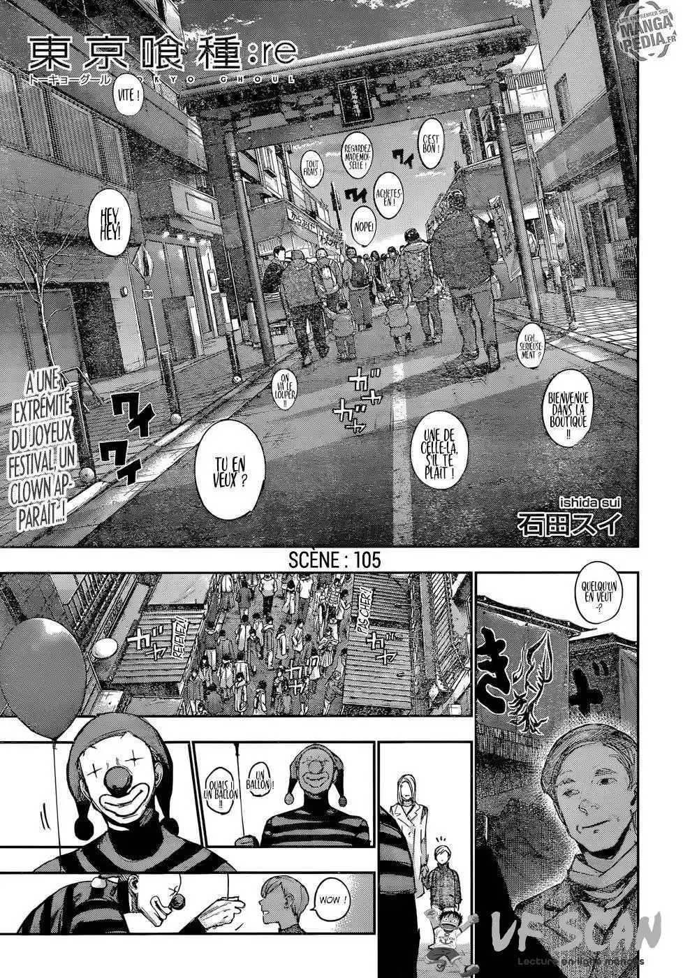 Tokyo Ghoul Re 105 page 1