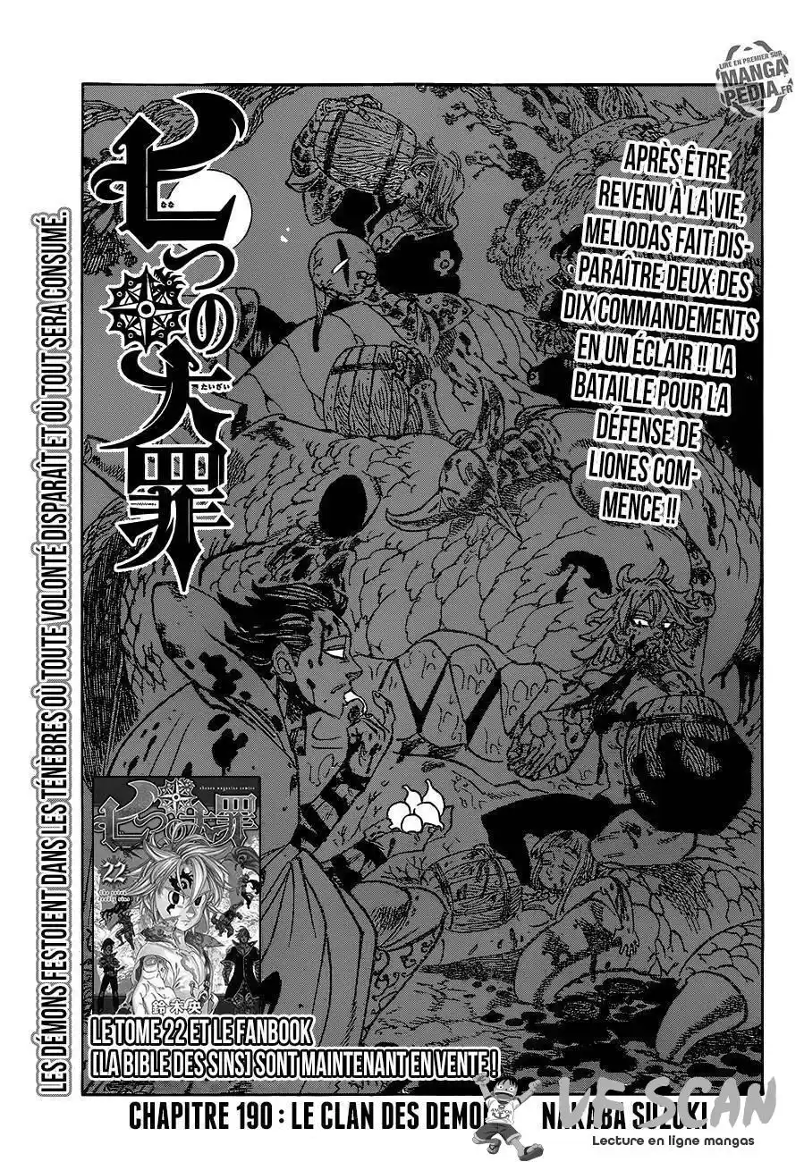 The Seven Deadly Sins 190 page 1