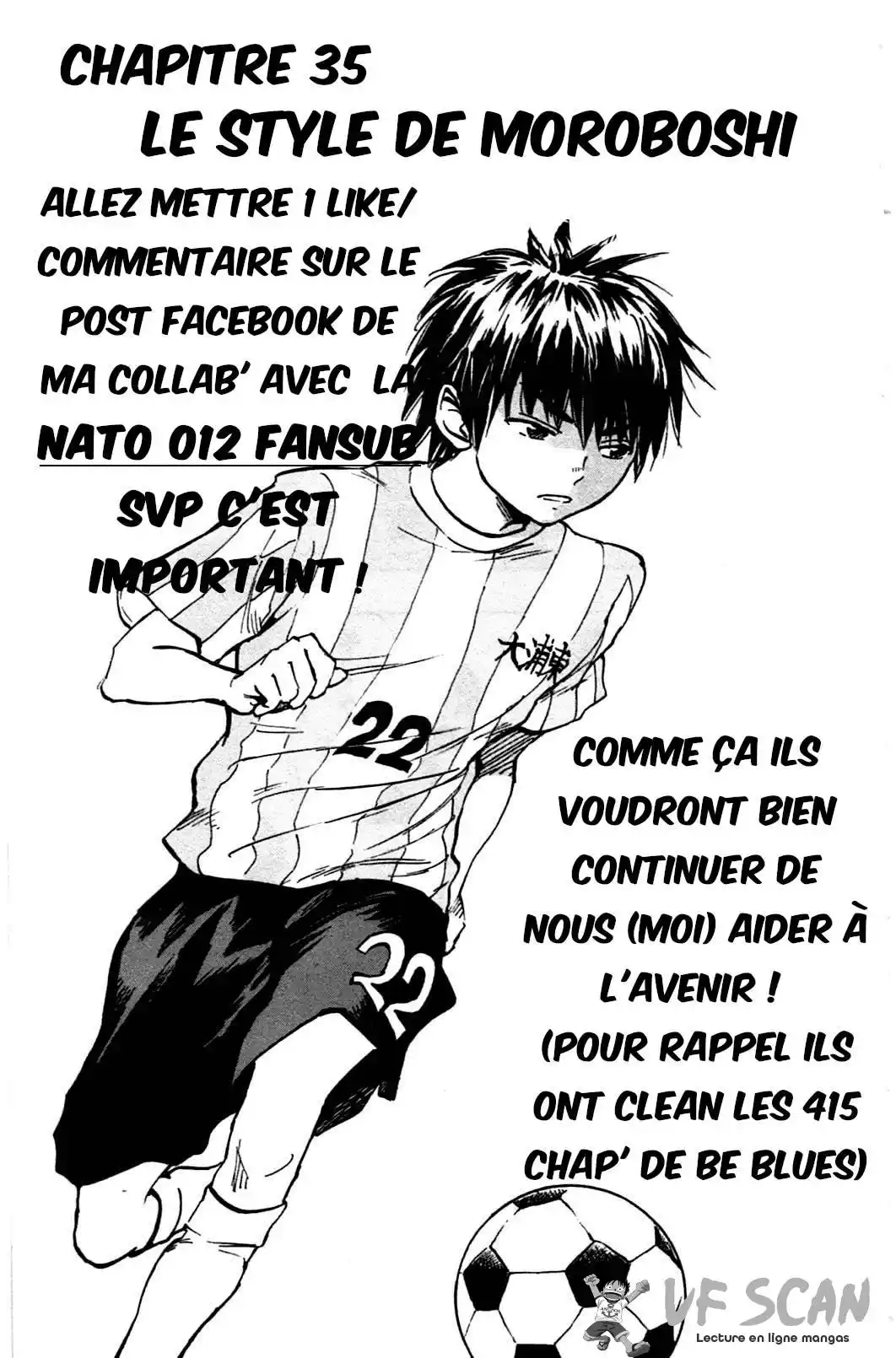 Be Blues! – Ao ni Nare 35 page 1