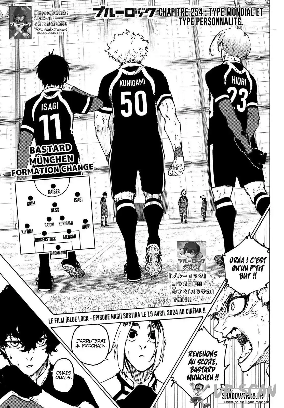 Blue Lock 254 page 1