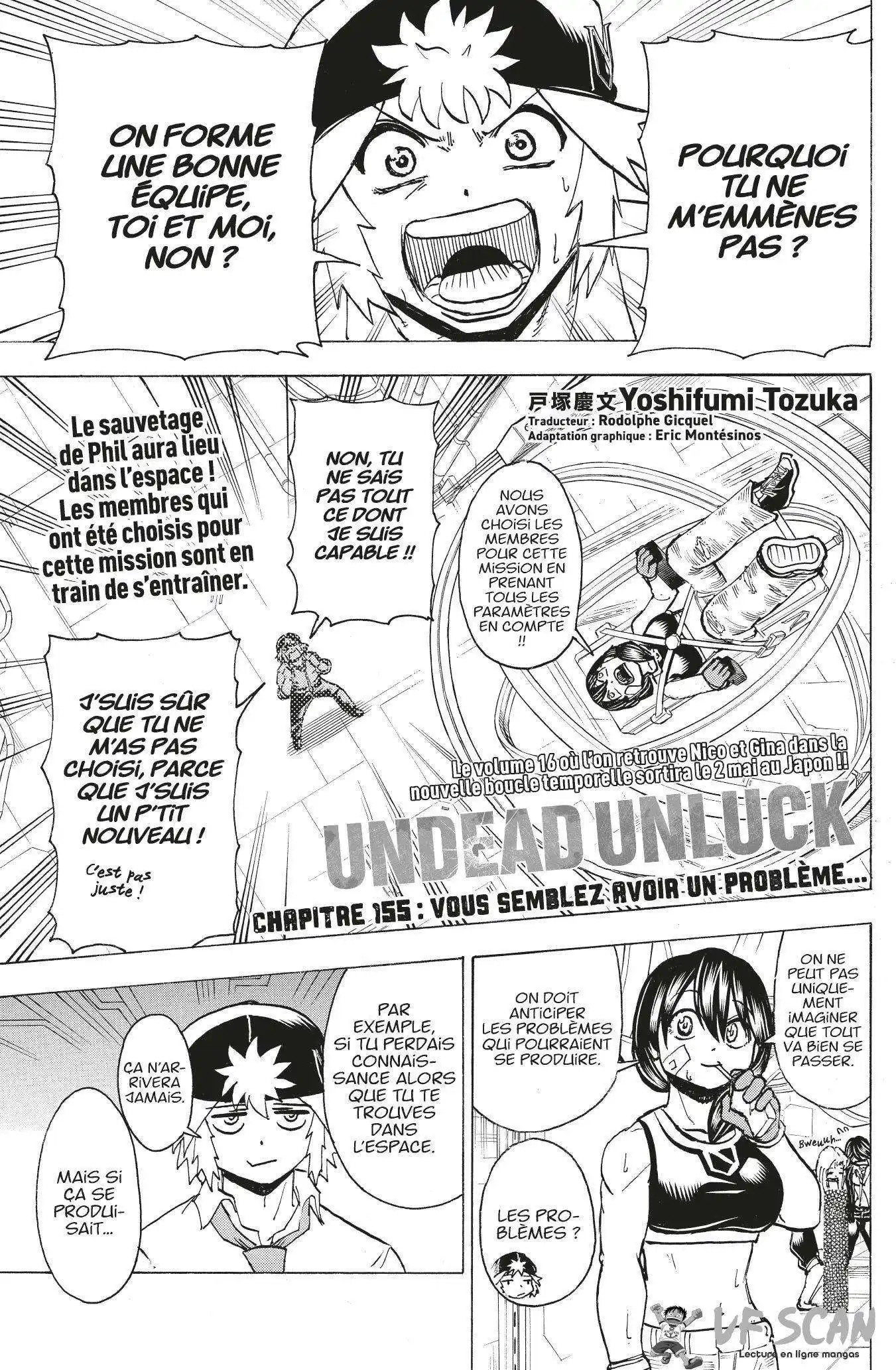 Undead Unluck 155 page 1