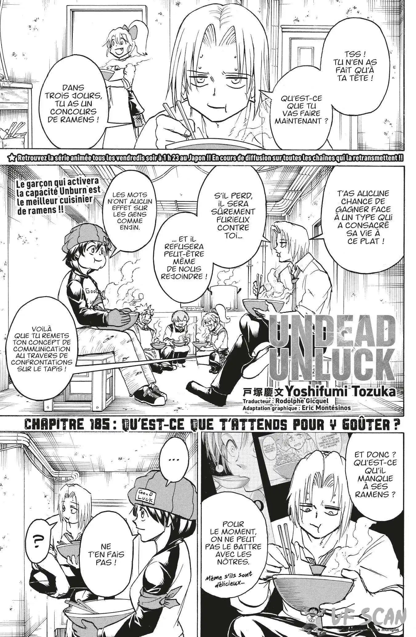 Undead Unluck 185 page 1