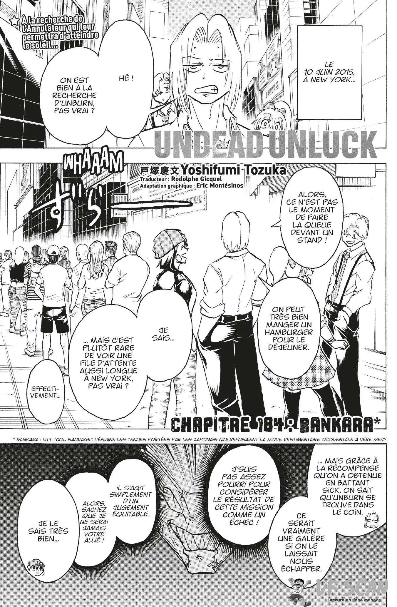 Undead Unluck 184 page 1
