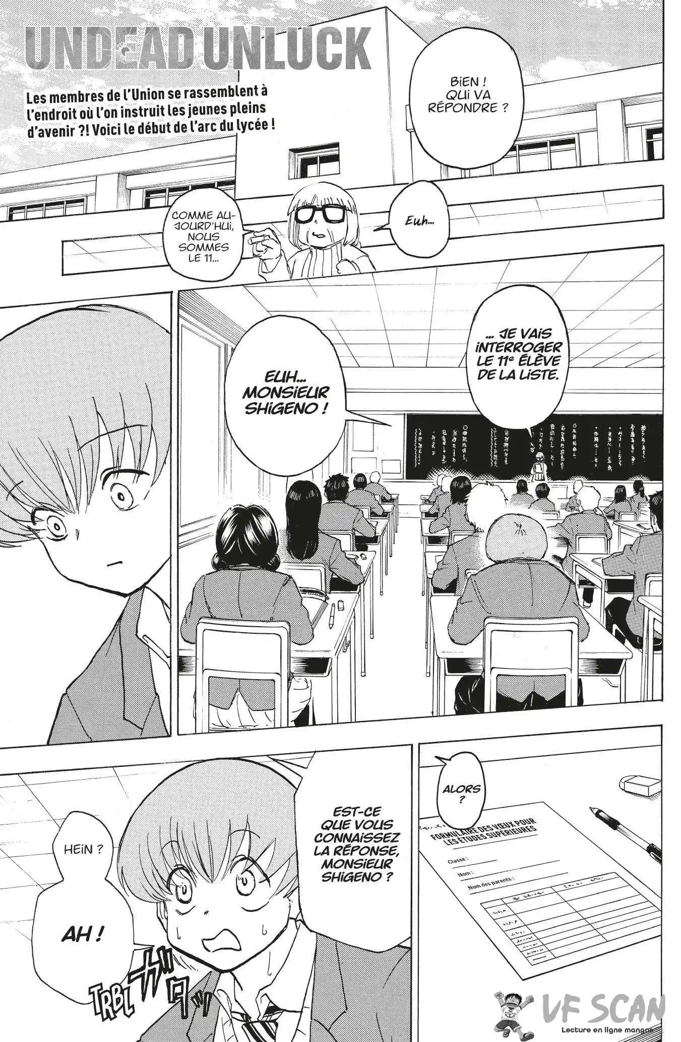Undead Unluck 169 page 1