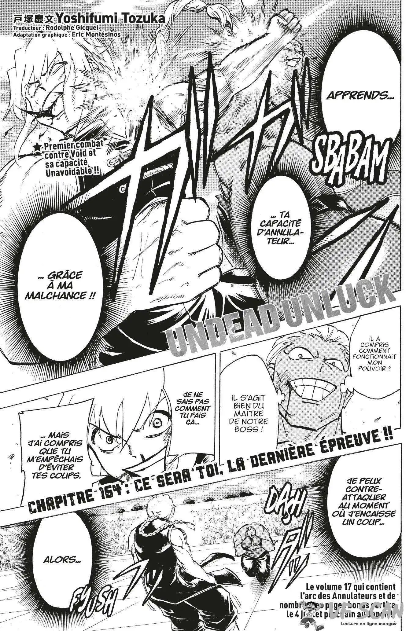Undead Unluck 164 page 1