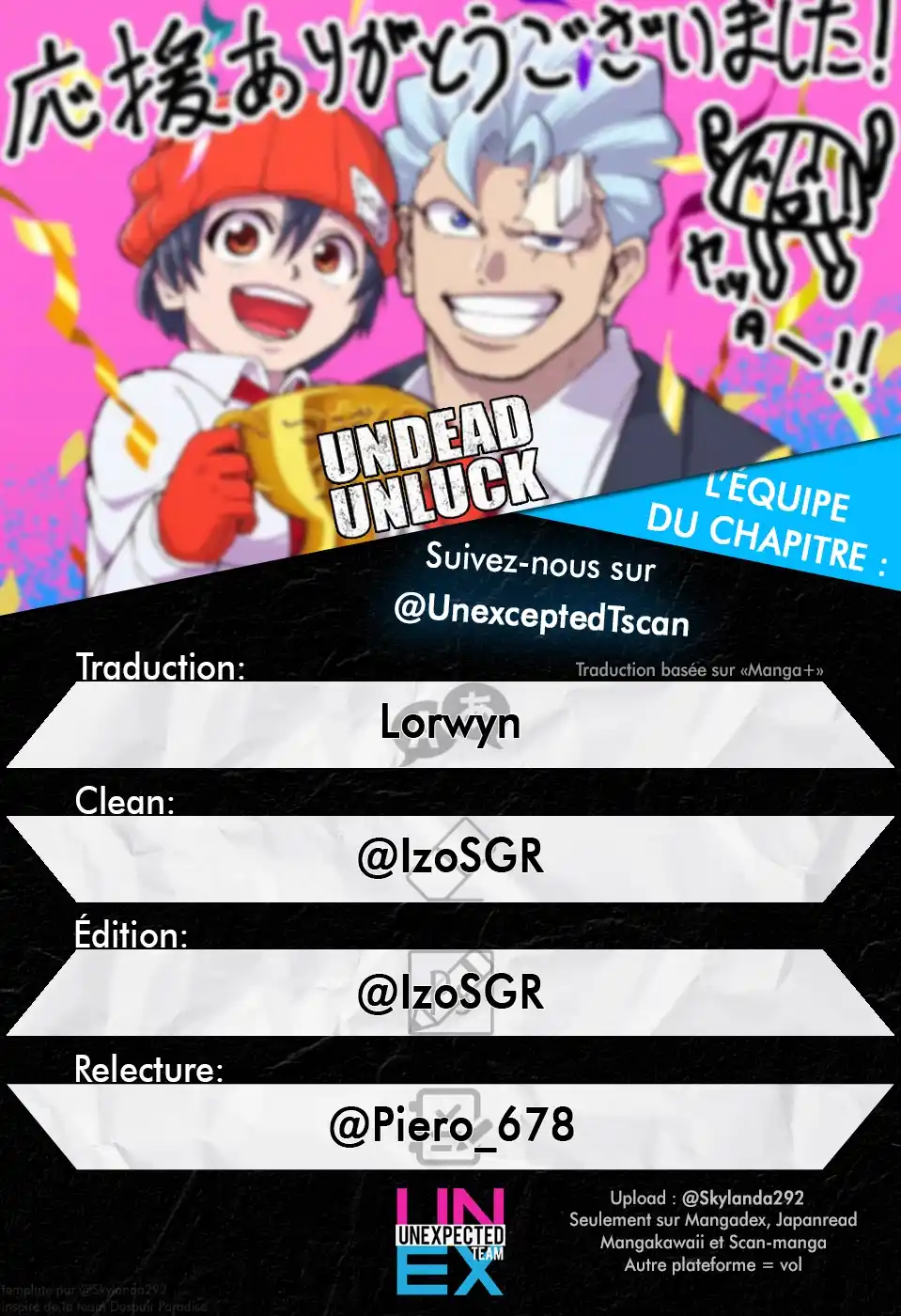 Undead Unluck 28 page 1