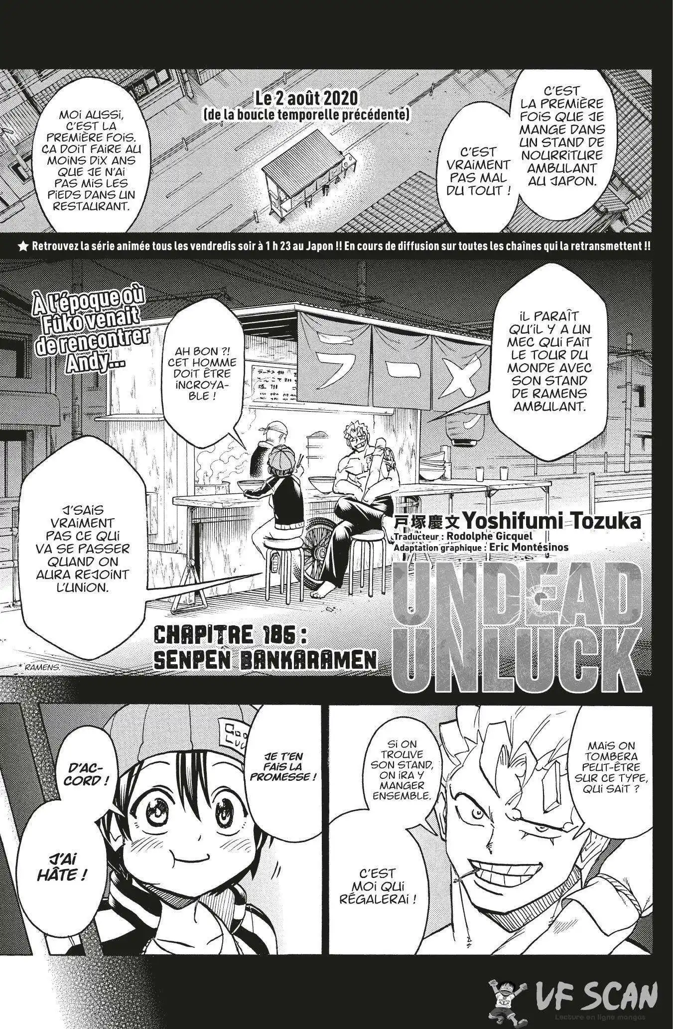 Undead Unluck 186 page 1
