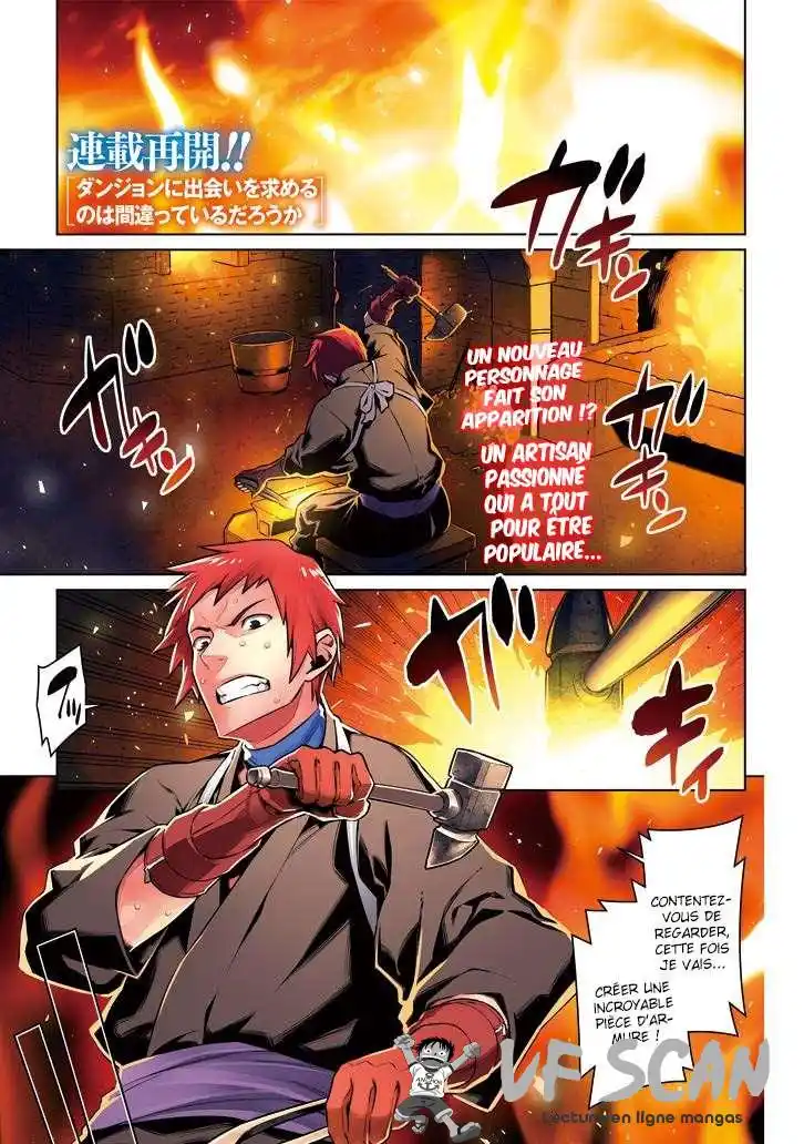 Dungeon ni Deai wo Motomeru no wa Machigatteiru Darou ka 34 page 1