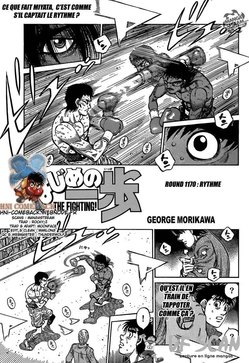 Hajime no Ippo 1170 page 1