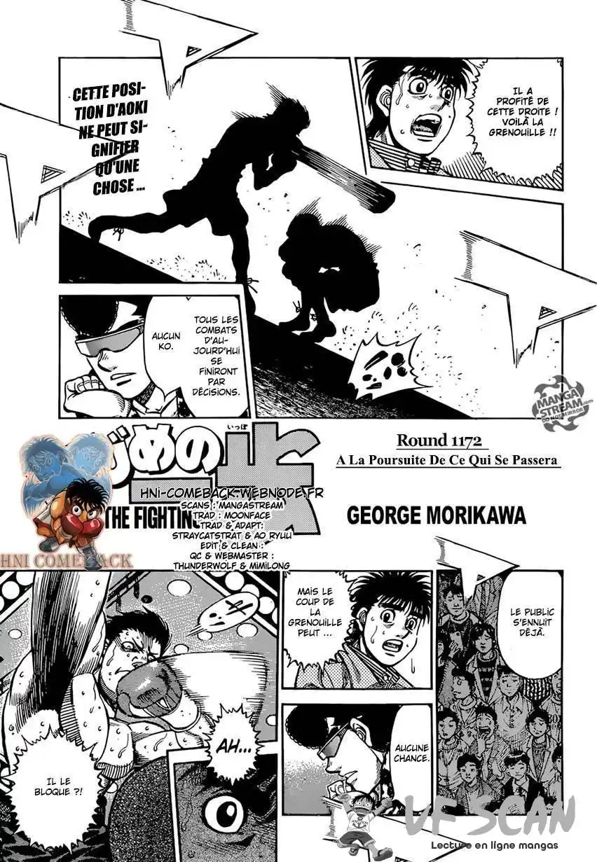 Hajime no Ippo 1172 page 1