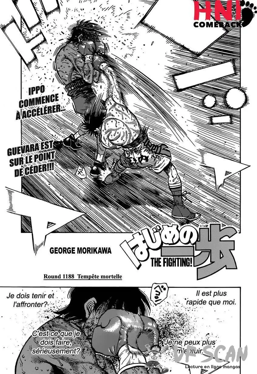 Hajime no Ippo 1188 page 1