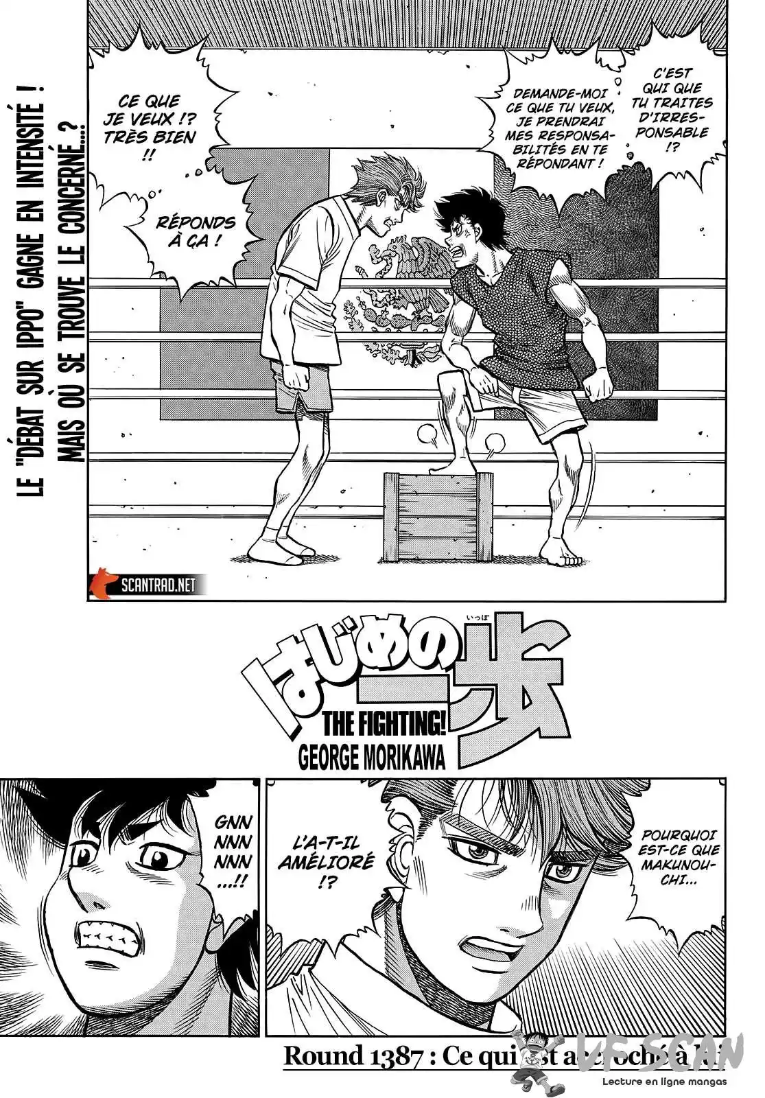 Hajime no Ippo 1387 page 1