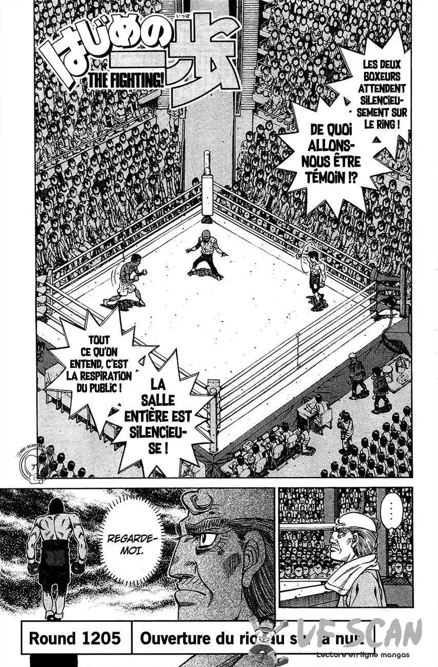Hajime no Ippo 1205 page 1