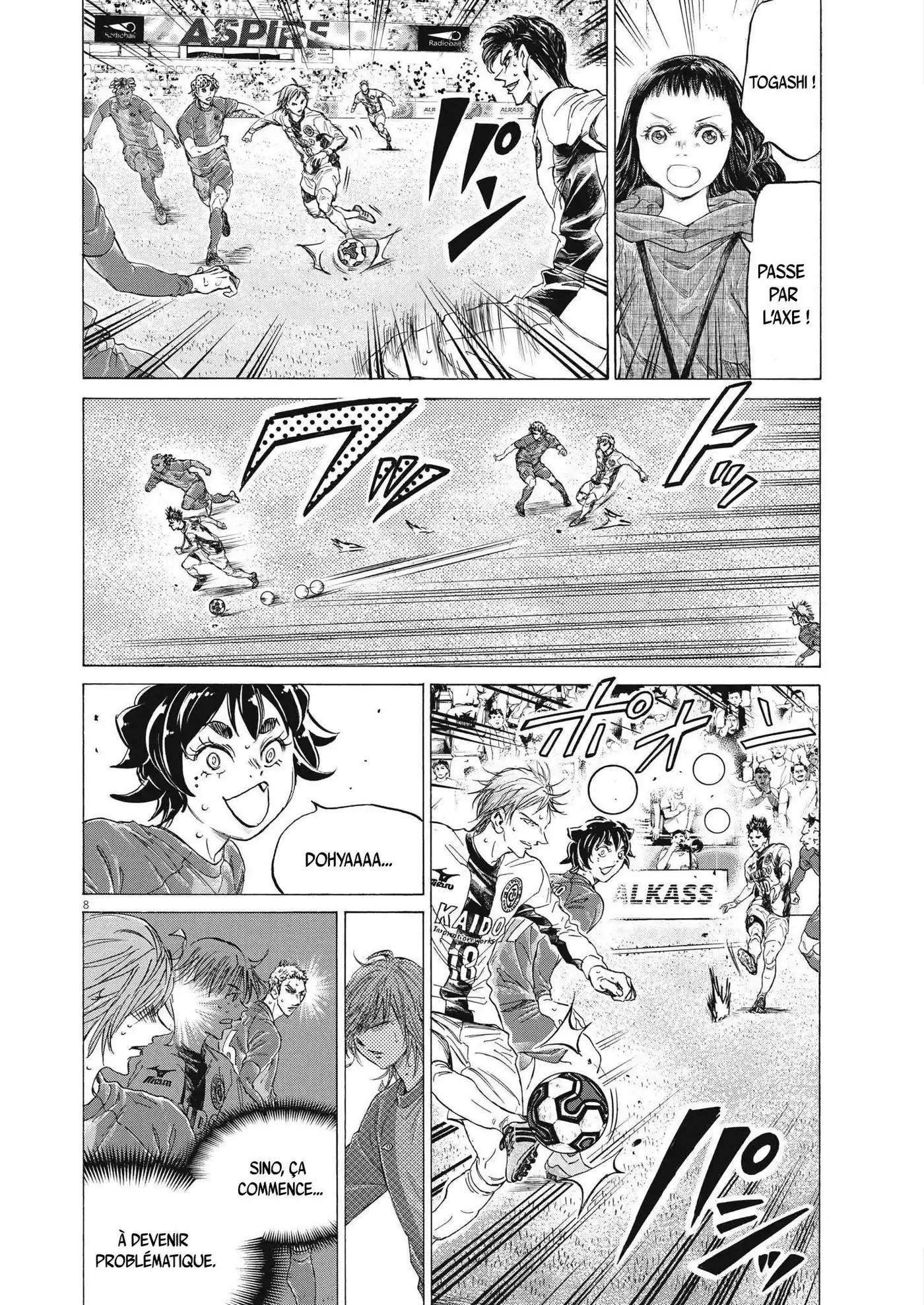Ao Ashi 358 page 8