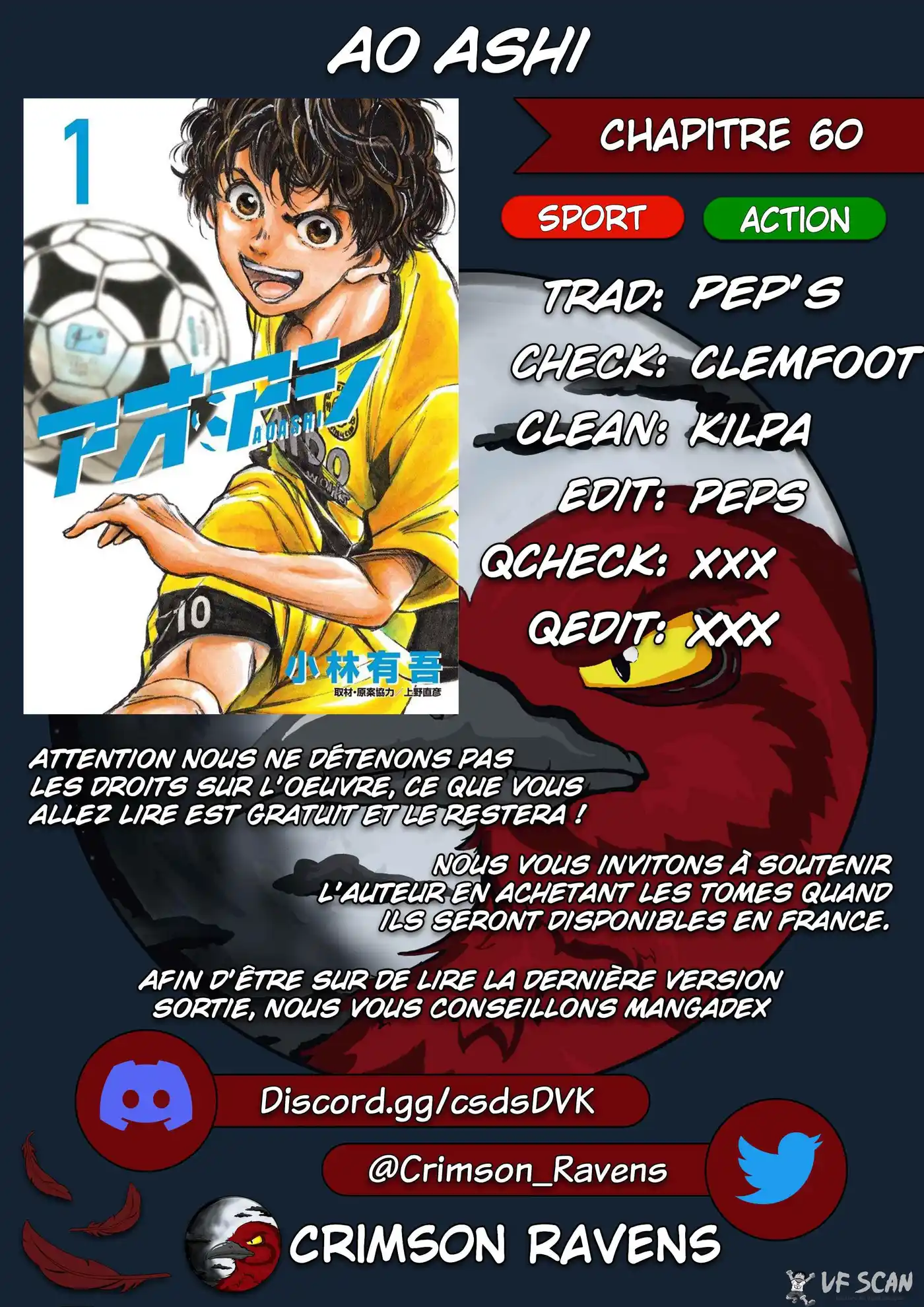 Ao Ashi 60 page 1
