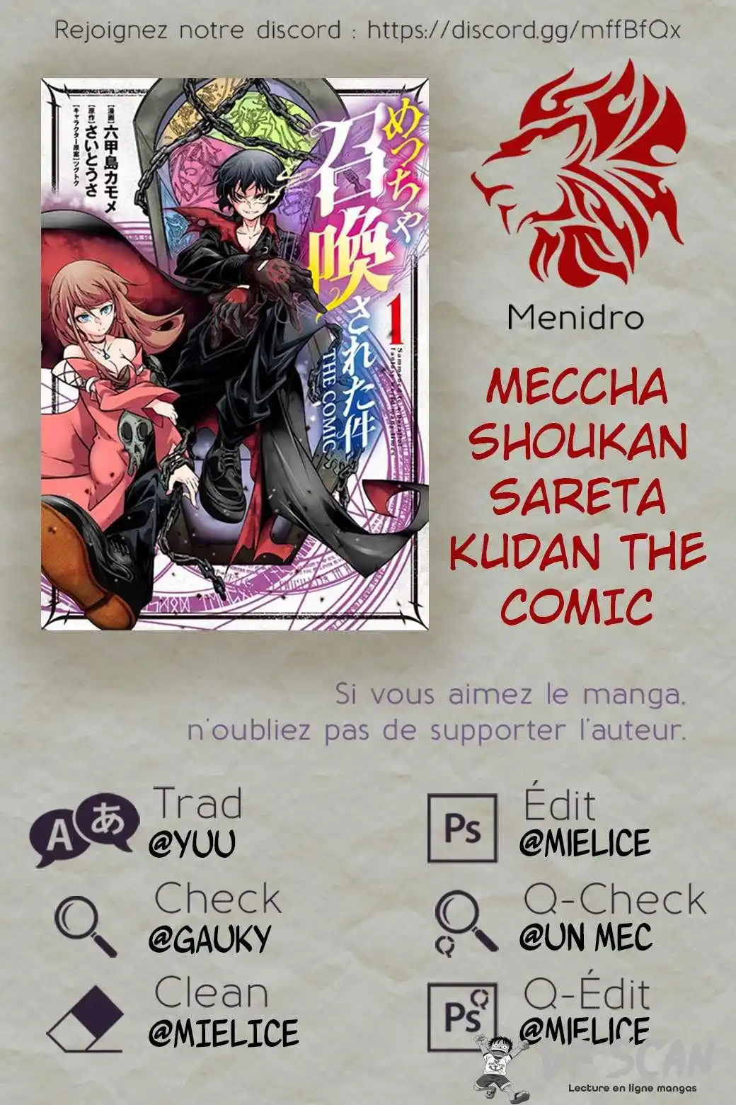 Meccha Shoukan Sareta Ken 8 page 1