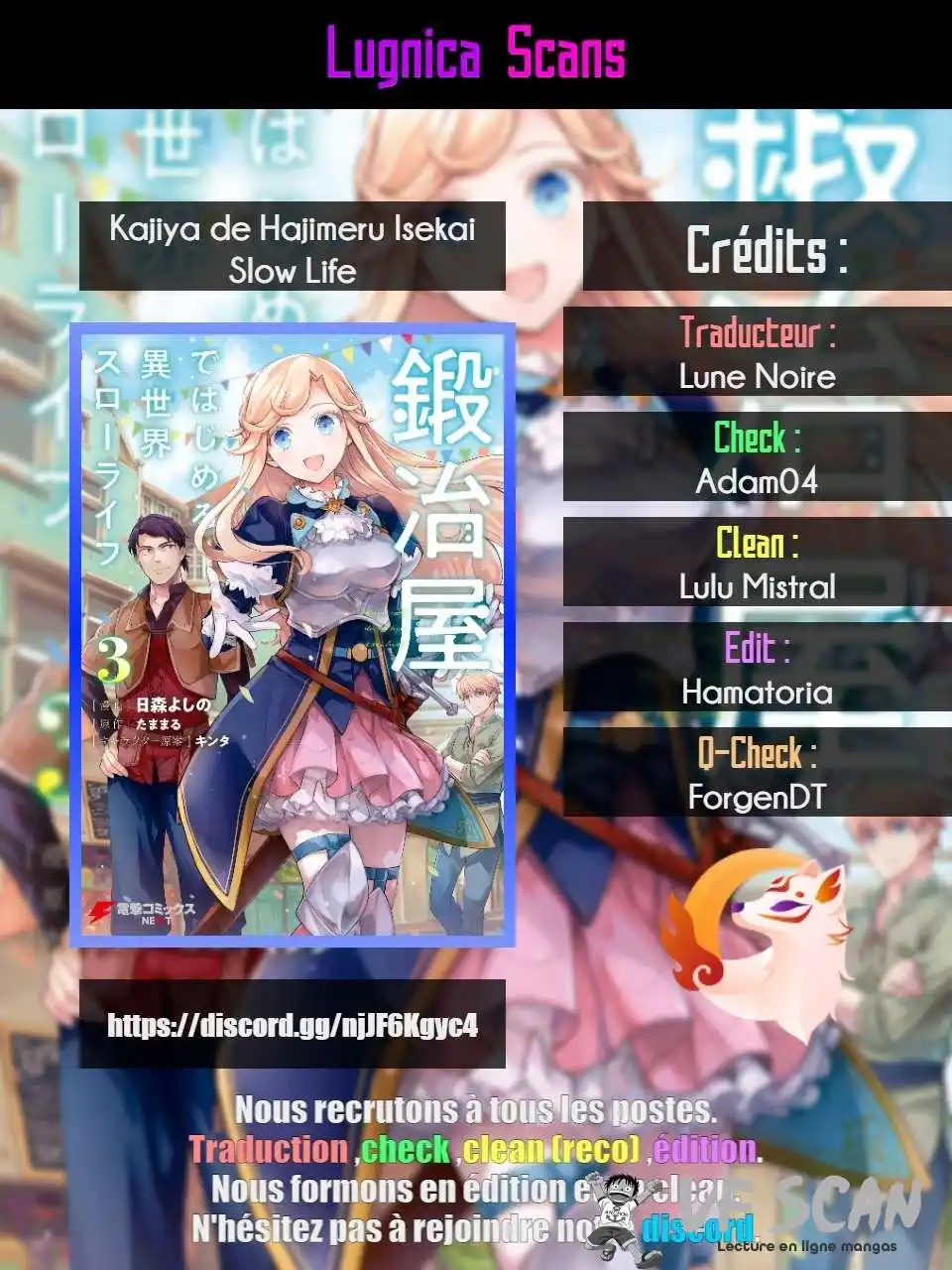 Kajiya de Hajimeru Isekai Slow Life 15 page 1