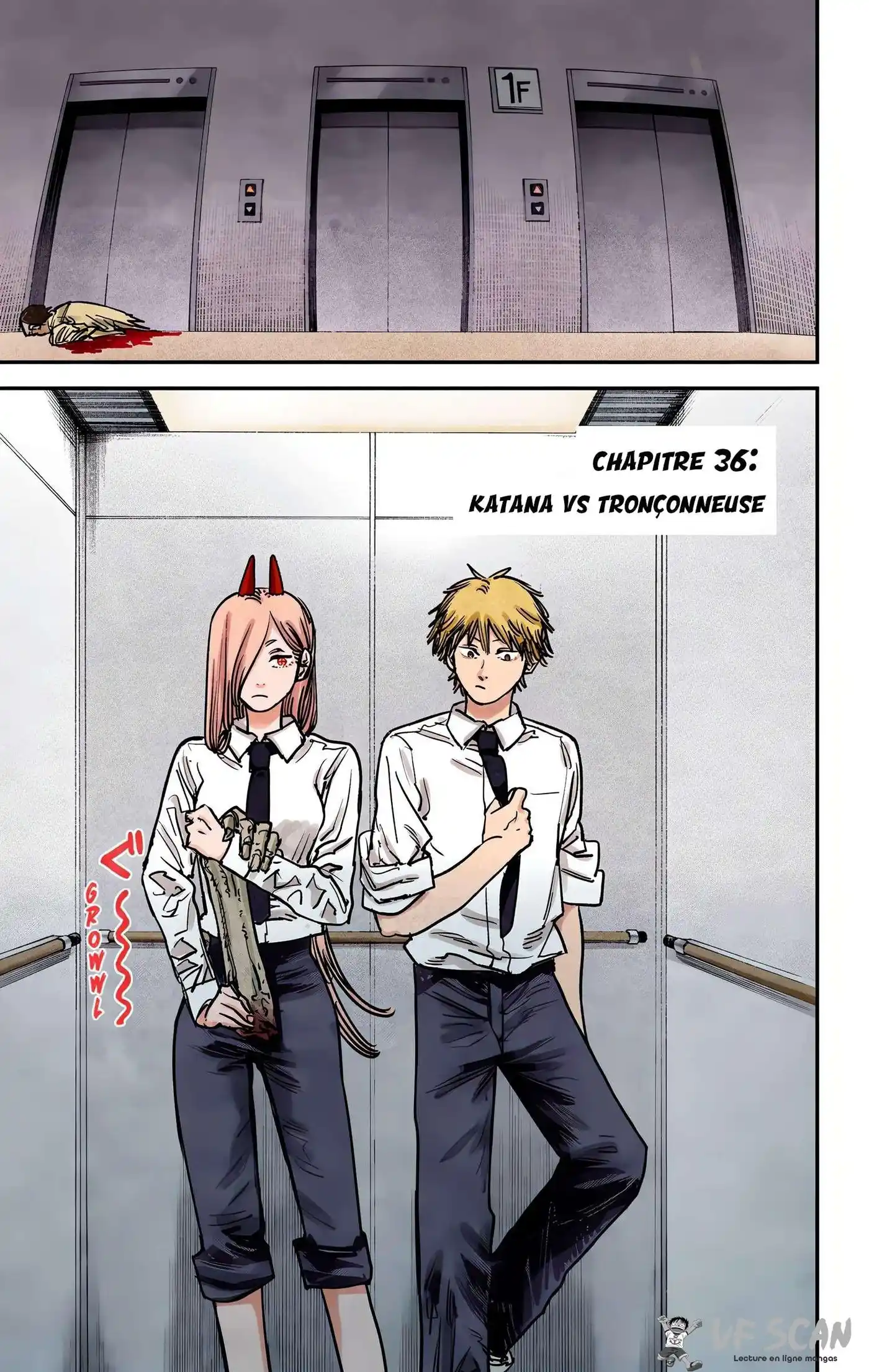 Chainsaw Man – Digital Colored Comics 36 page 1
