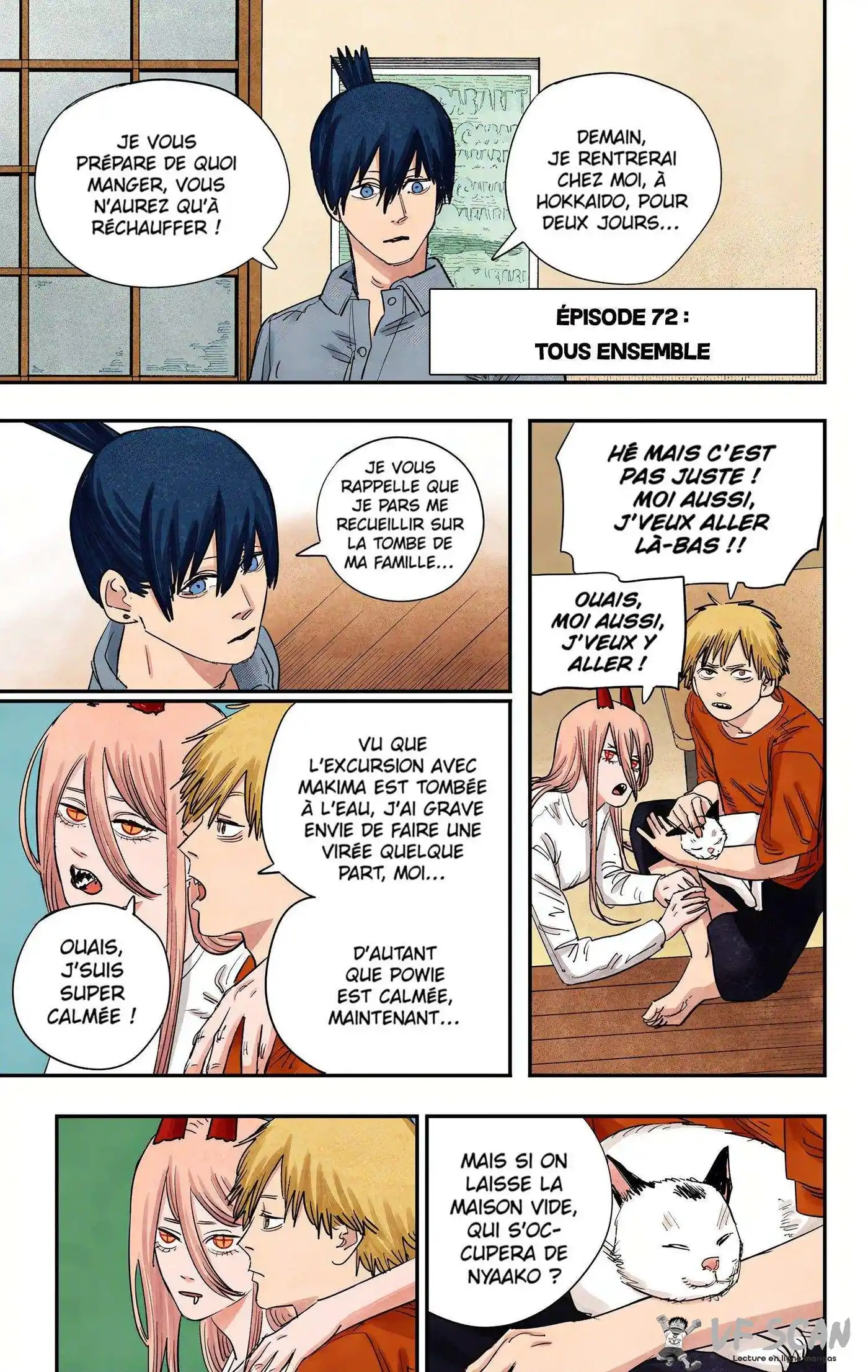 Chainsaw Man – Digital Colored Comics 72 page 1