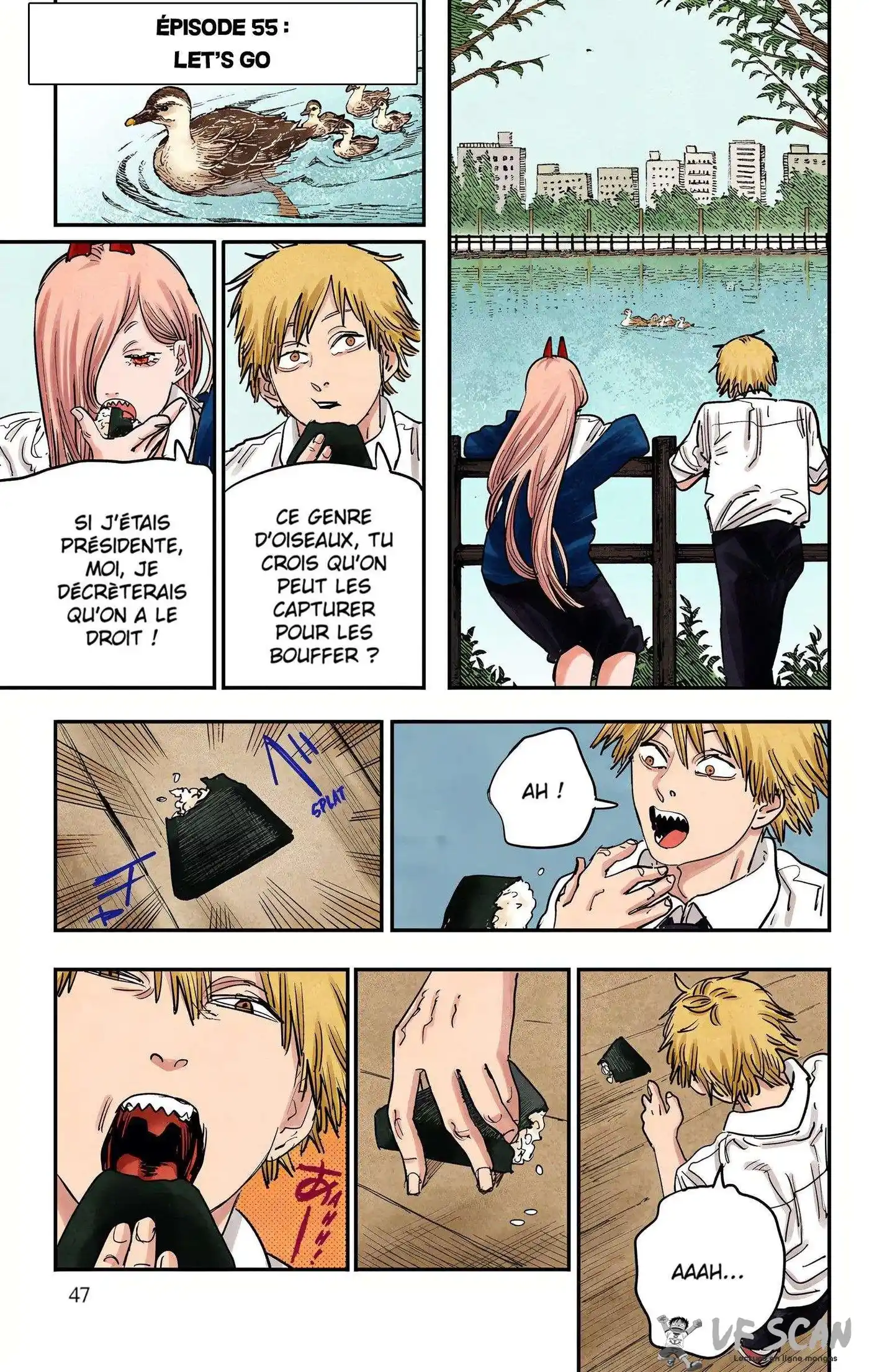 Chainsaw Man – Digital Colored Comics 55 page 1