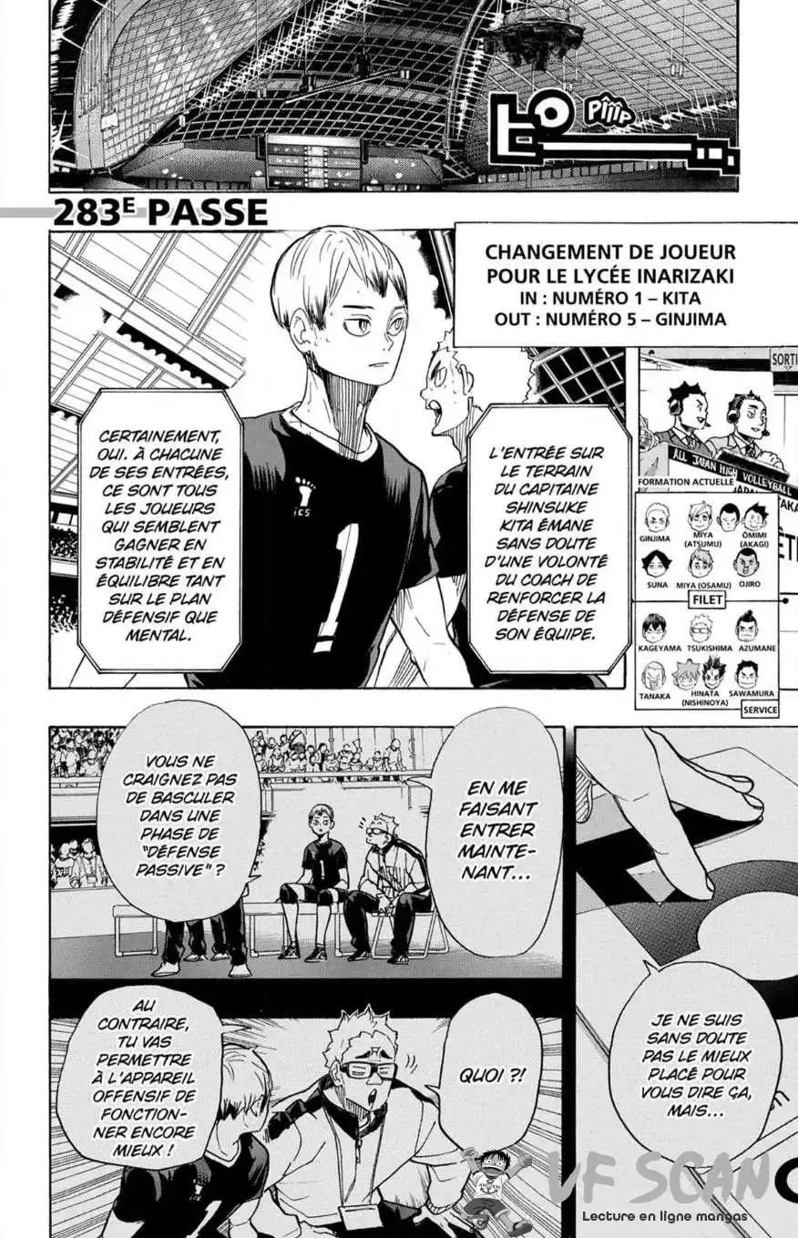 Haikyuu 283 page 1