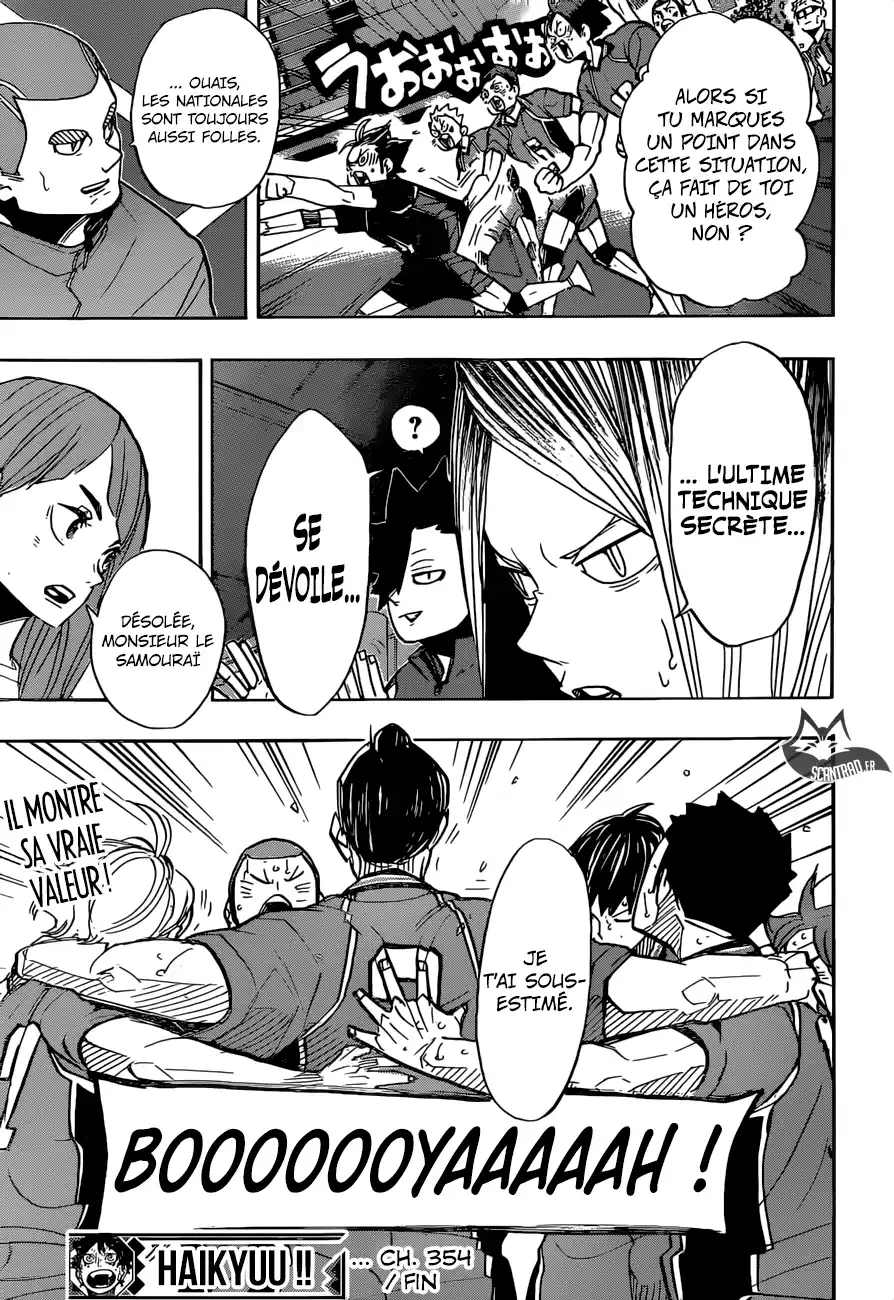 Haikyuu 354 page 19