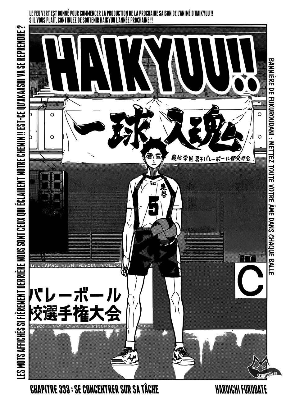 Haikyuu 333 page 1