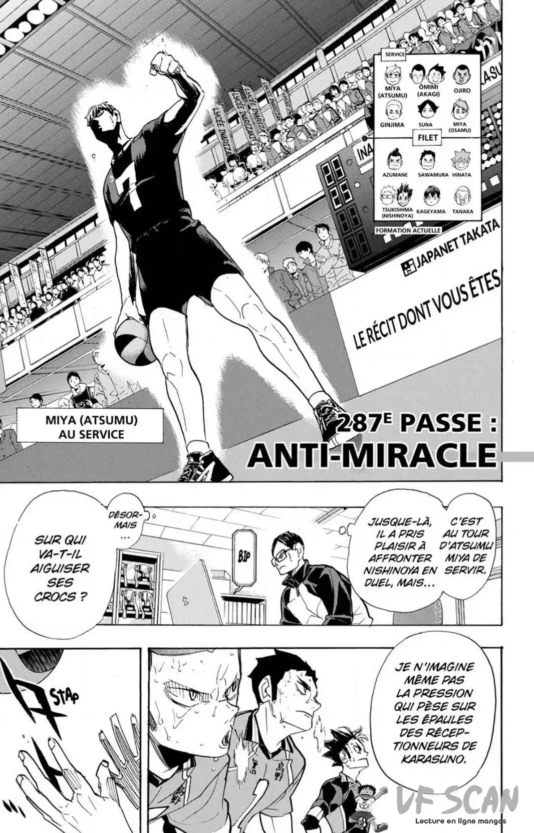 Haikyuu 287 page 1