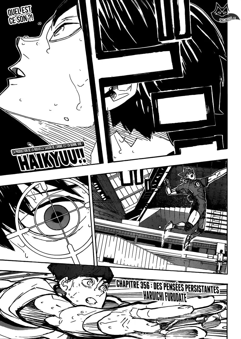 Haikyuu 356 page 1