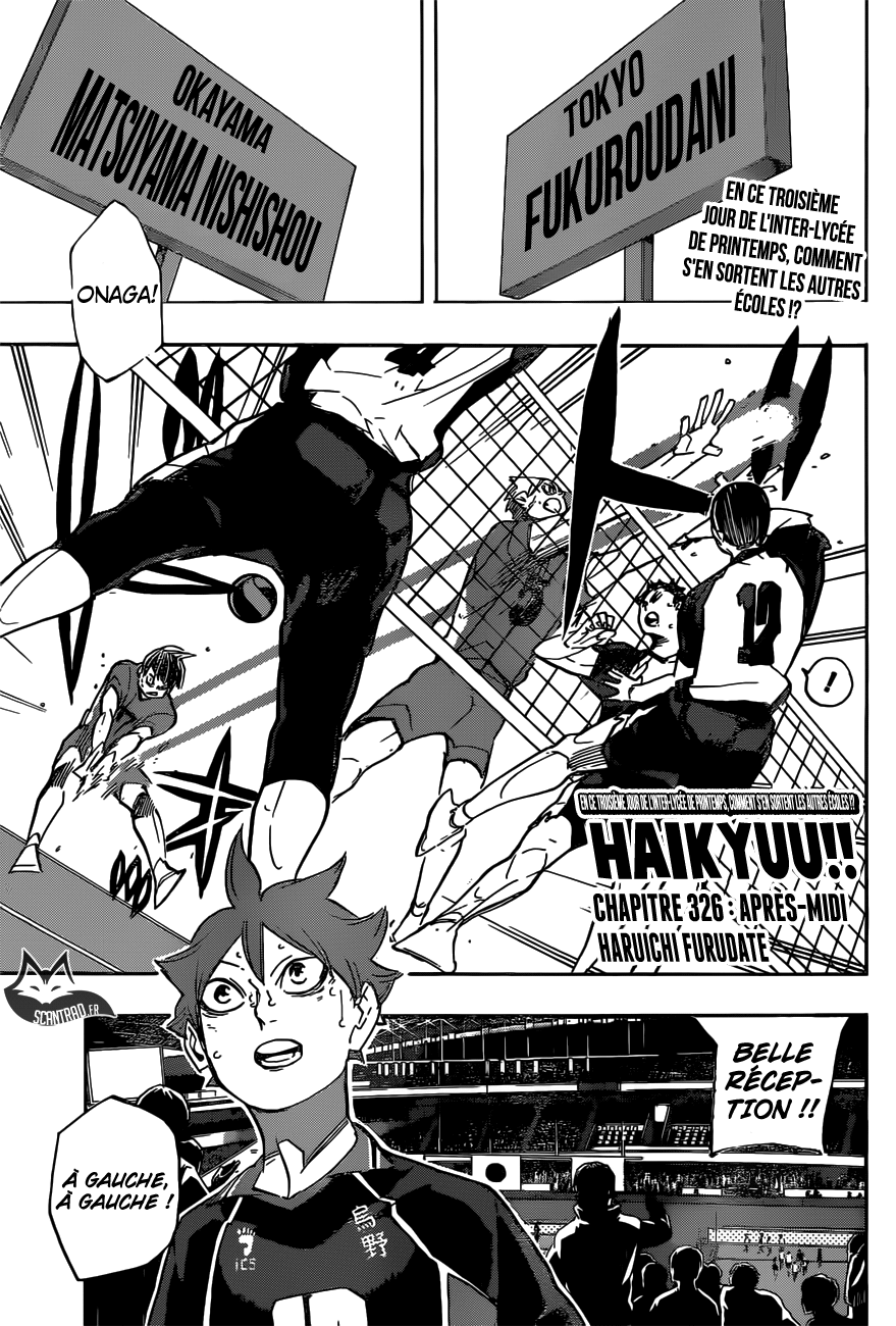 Haikyuu 326 page 1