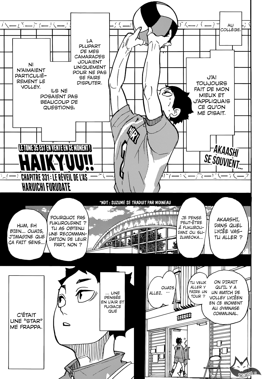 Haikyuu 331 page 1