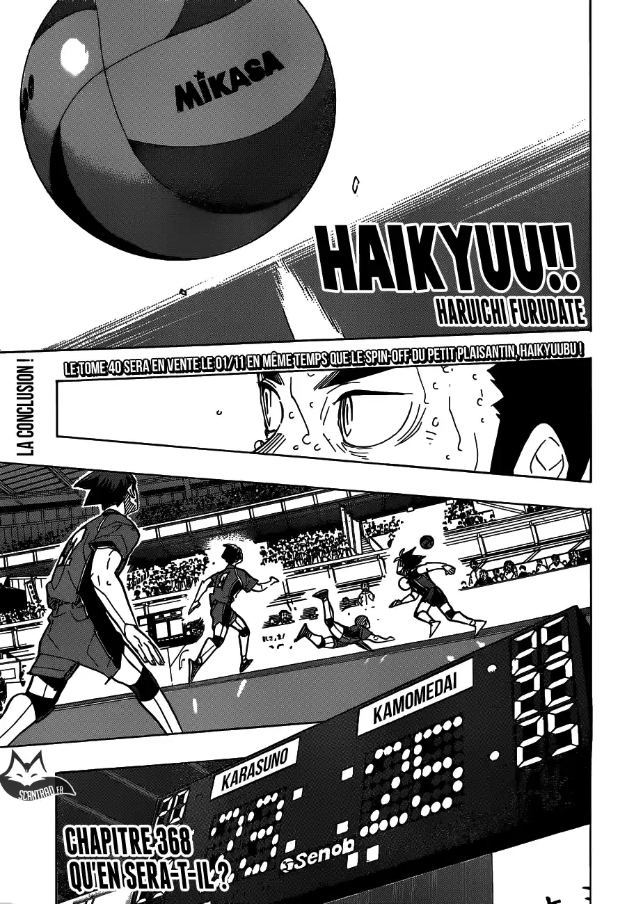 Haikyuu 368 page 1